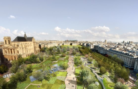 Seura Architects - Park Nelsona Mandely, Paříž | © Archiv Seura