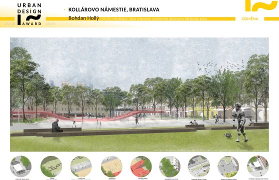Odměna - Bohdan Hollý: Kollárovo námestie v Bratislavě