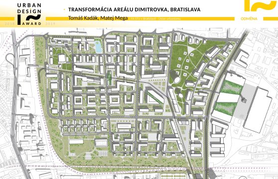 Odměna - Tomáš Kadák a Matej Mega: Transformácia areálu Dimitrovka, Bratislava