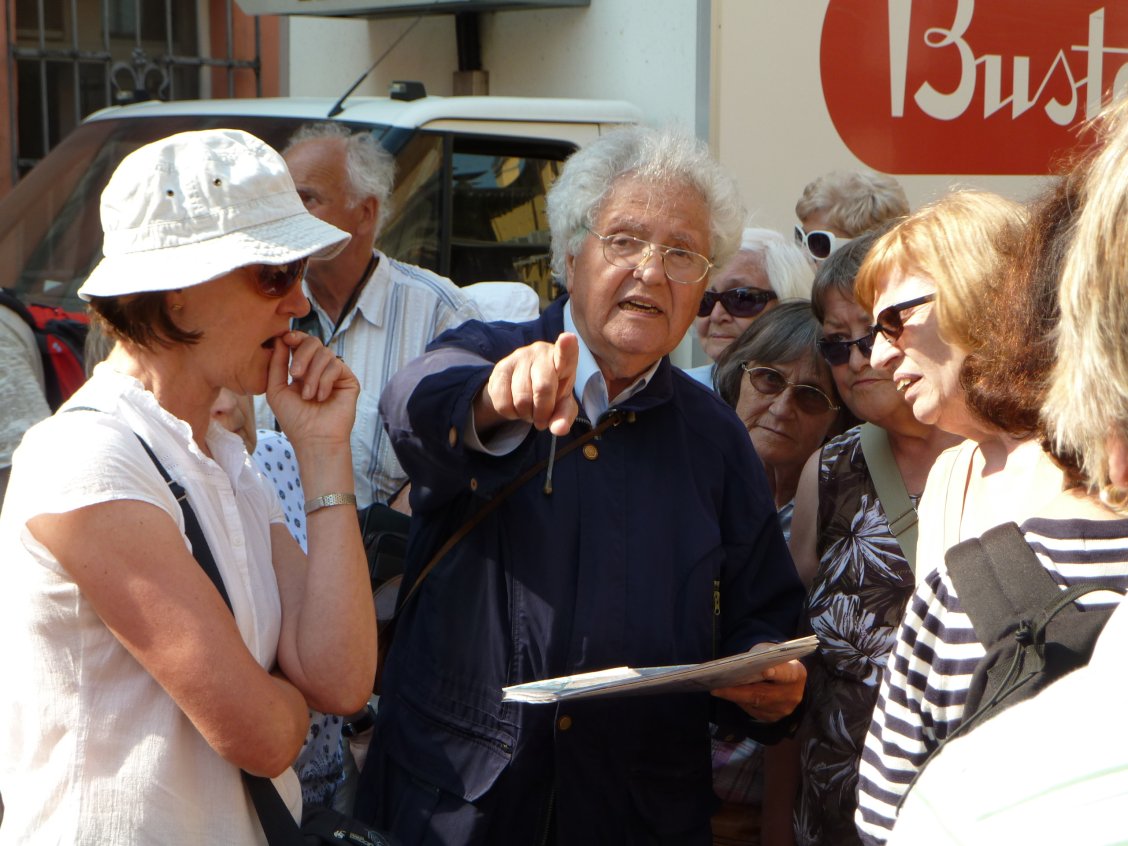 Karel Kibic, exkurze do Itálie s Univerzitou třetího věku (2011), foto Petr Vorlík